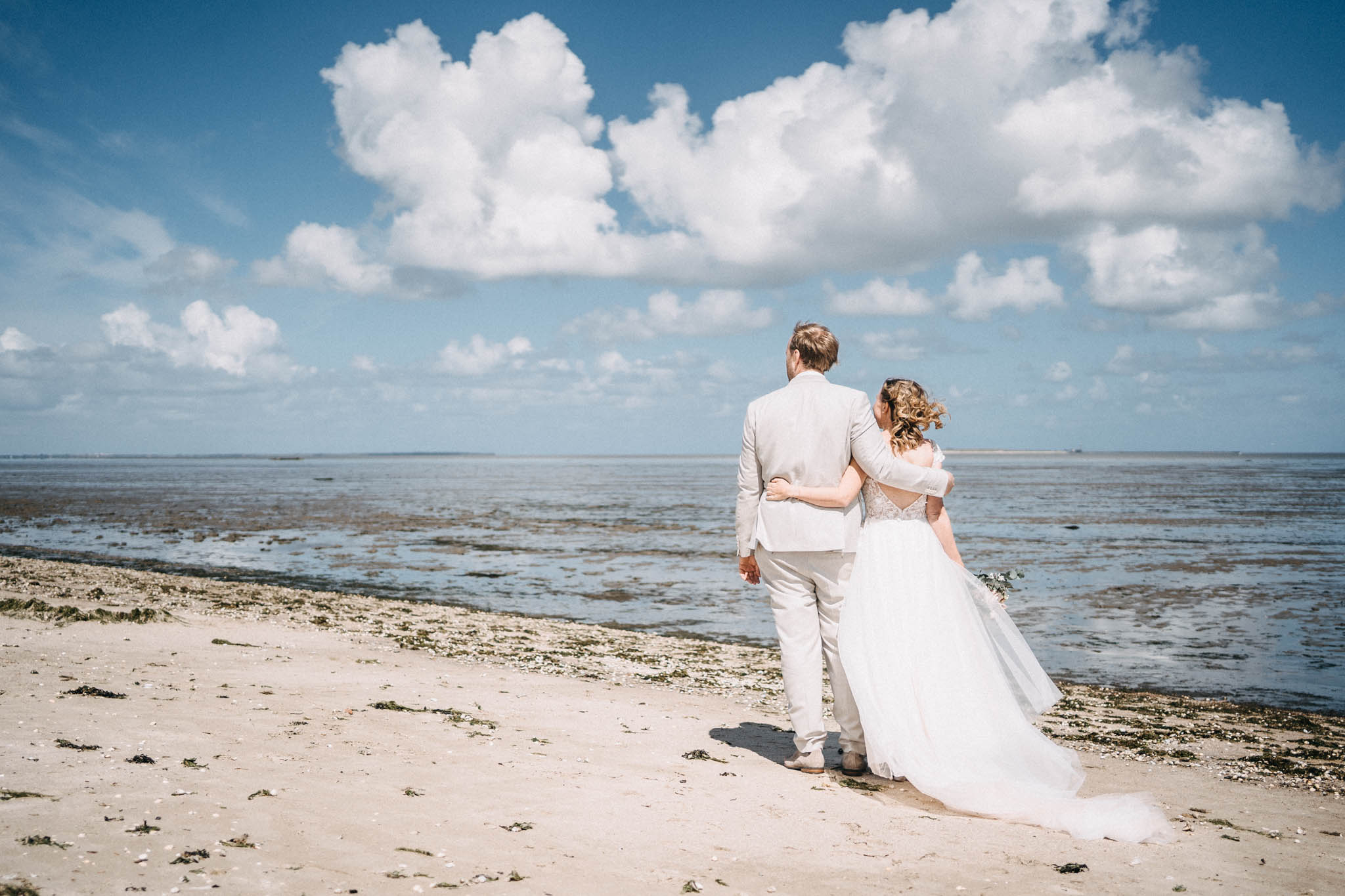 Hochzeit am Strand in Schillig